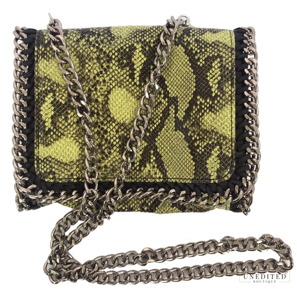 NWT - Python Chain Detailed Shoulder Bag - Picture 5 of 8